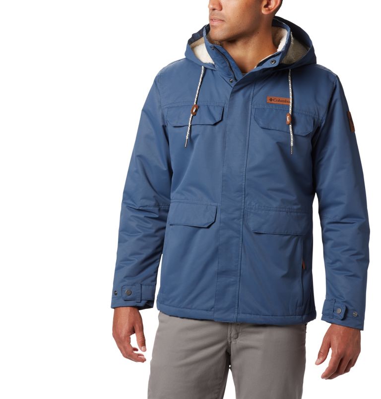 Blue Men's Columbia South Canyon Insulated Jacket | QWHABY-183 - Columbia Outlet Online