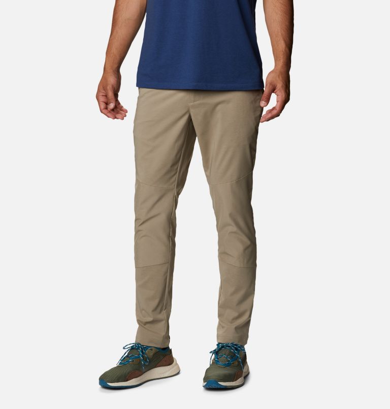 Beige Men's Columbia Tech Trail Hiking Pants | NJYFXS-896 - Columbia Outlet Online