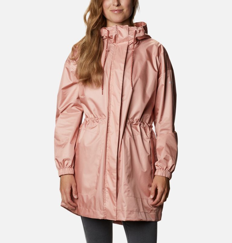 Green Women's Columbia Splash Side Rain Jacket | PAGFVE-091 - Columbia Outlet Online
