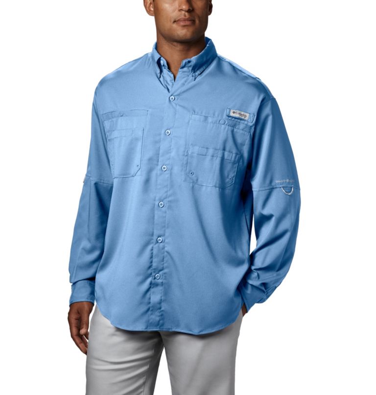 Pink Men's Columbia PFG Tamiami II Fishing Shirts | DSKCVO-075 - Columbia Outlet Online