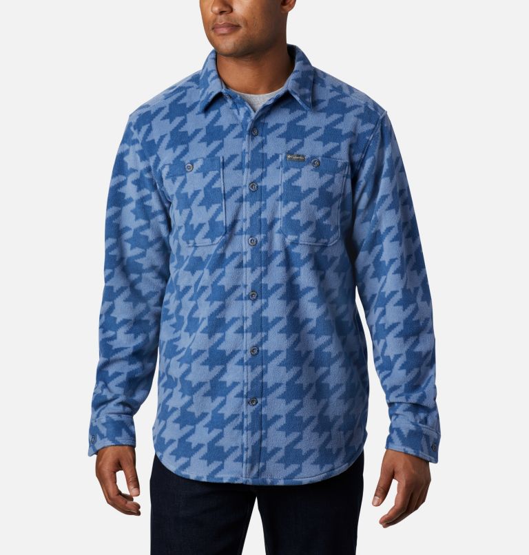 Blue Men's Columbia Flare Gun Shirts | OMAJYV-052 - Columbia Outlet Online