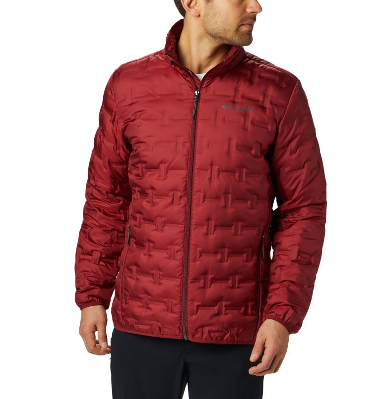 Blue Men's Columbia Delta Ridge Down Jacket | FEHZXD-769 - Columbia Outlet Online
