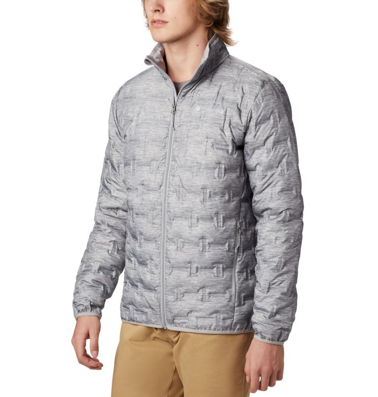 Blue Men's Columbia Delta Ridge Down Jacket | FEHZXD-769 - Columbia Outlet Online