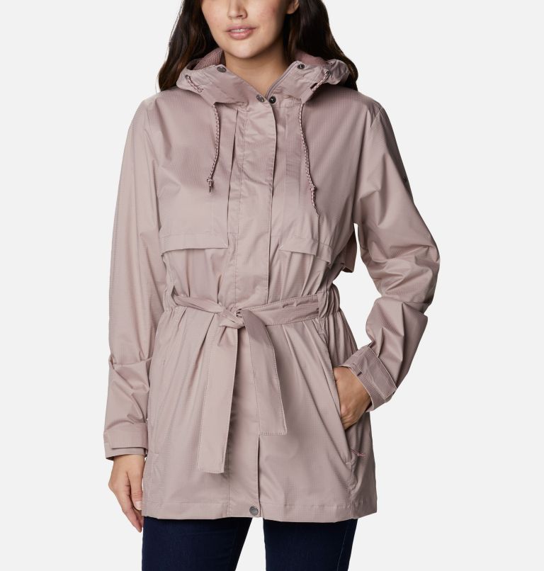 Pink Women's Columbia Coats Rain Jacket | QMOZHT-092 - Columbia Outlet Online