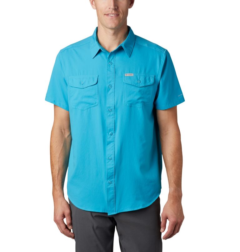 White Men's Columbia Utilizer II Shirts | NBAMKY-198 - Columbia Outlet Online