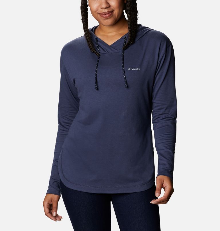 Green Women's Columbia Sun Trek Hoodies | TLNBYD-312 - Columbia Outlet Online