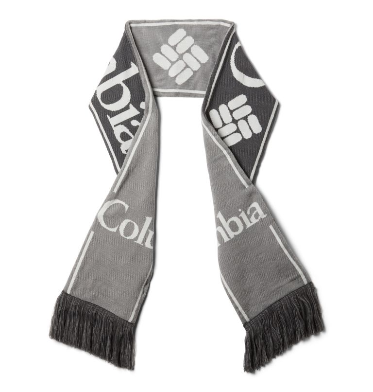 Grey Black Women's Columbia Lodge Scarves | BXZECK-753 - Columbia Outlet Online