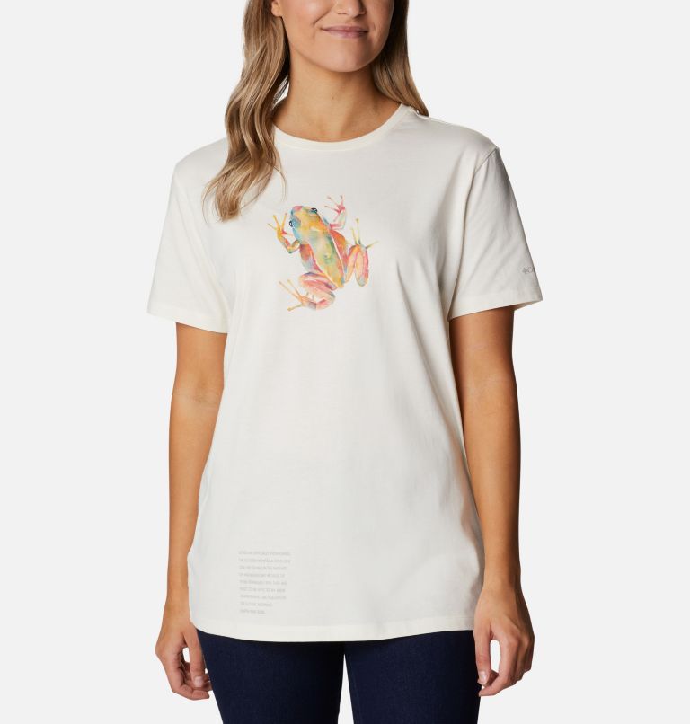 Red Women's Columbia Slack Water T-Shirt | PNBRHO-730 - Columbia Outlet Online