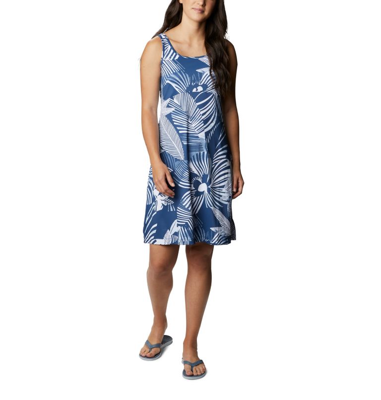 Blue Women's Columbia PFG Freezer III Dresses | PKEFGH-965 - Columbia Outlet Online