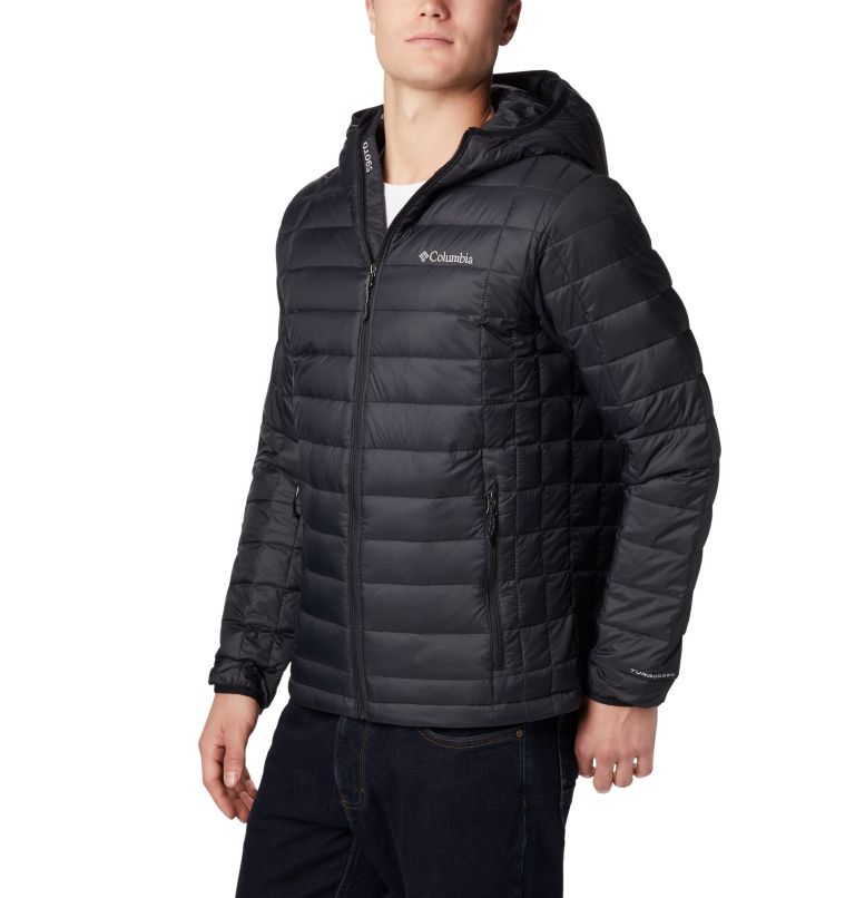 Black Men's Columbia Voodoo Falls 590 Puffer Jacket | BVNZSE-469 - Columbia Outlet Online