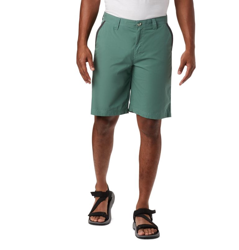 Red Men's Columbia Washed Out Shorts | UFZNHA-485 - Columbia Outlet Online