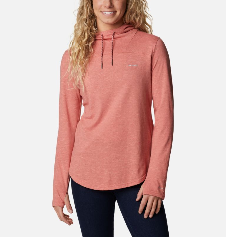 Red Women's Columbia Pilsner Peak Hoodies | RDPVIG-971 - Columbia Outlet Online