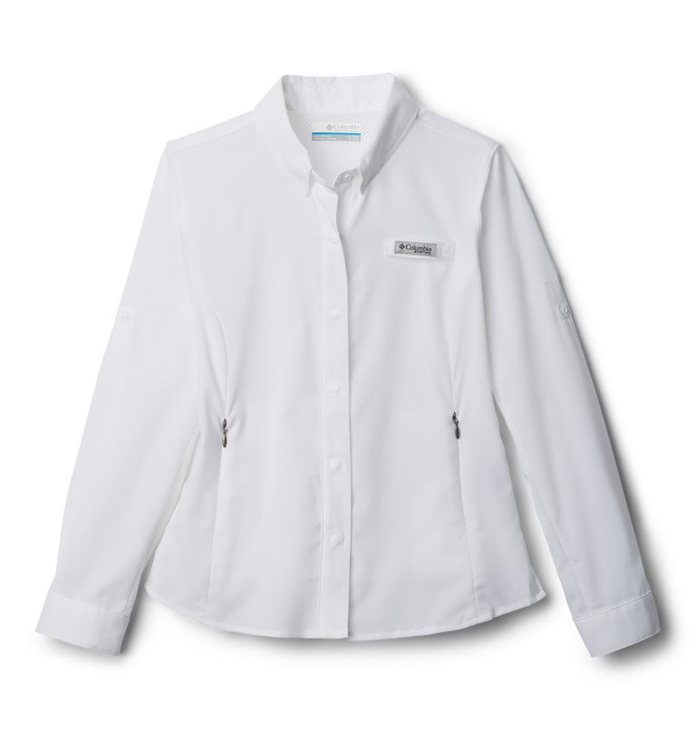White Kids' Columbia PFG Tamiami Shirts | FRCJSD-732 - Columbia Outlet Online
