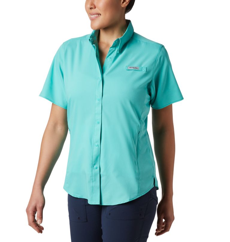 Blue Women's Columbia PFG Tamiami II Shirts | GJKHTV-843 - Columbia Outlet Online