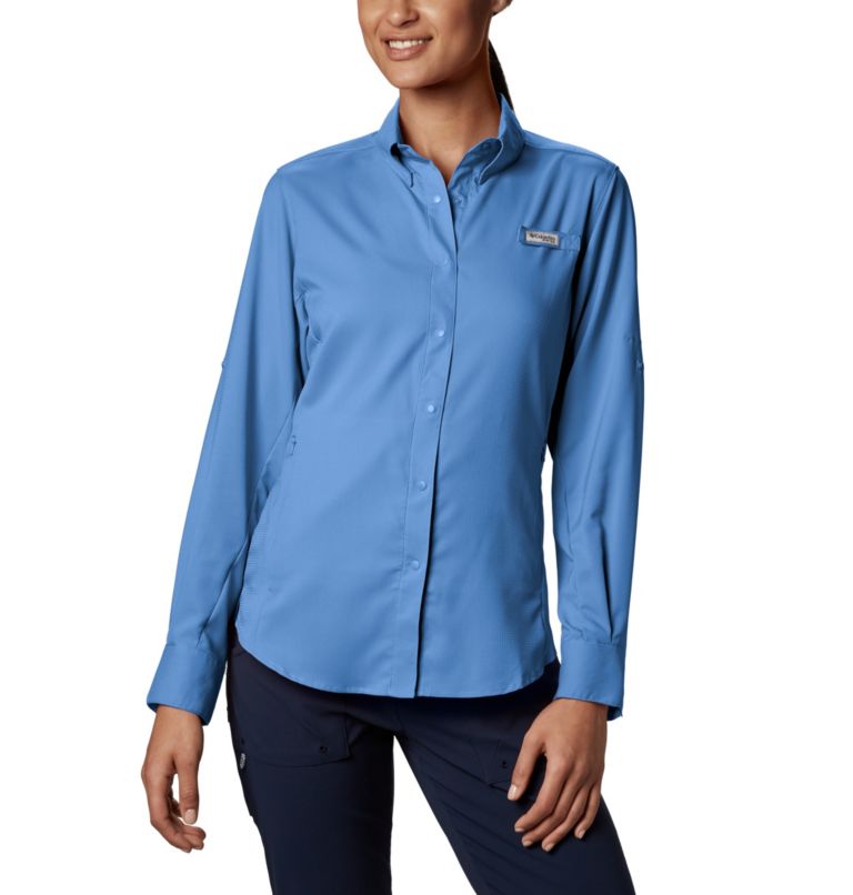 Blue Women's Columbia PFG Tamiami II Shirts | GJKHTV-843 - Columbia Outlet Online