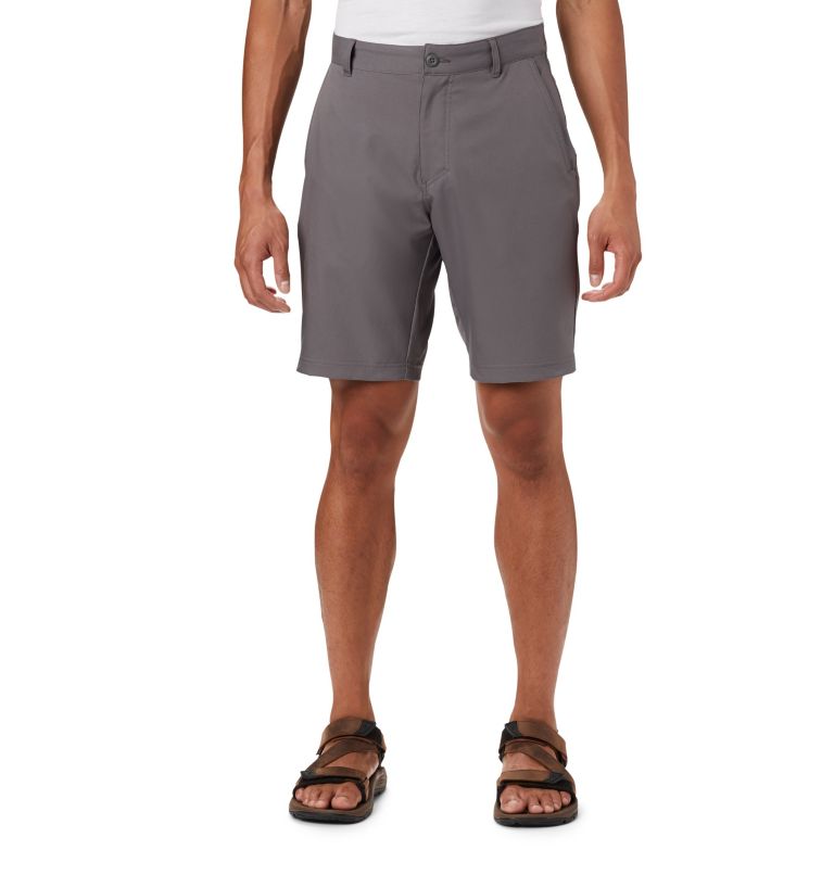 Khaki Men's Columbia Mist Trail Shorts | EBOLWX-748 - Columbia Outlet Online