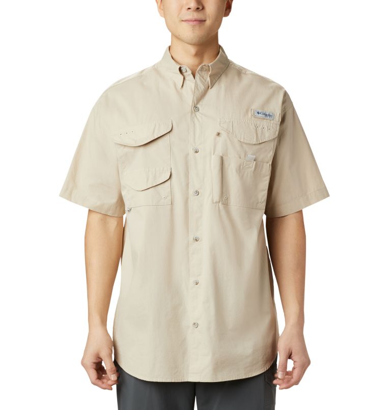 Green Men's Columbia PFG Bonehead Fishing Shirts | CDGXSP-471 - Columbia Outlet Online