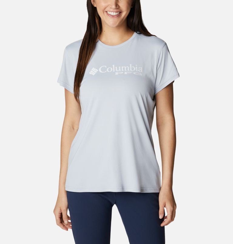 Grey Women's Columbia PFG Respool T-Shirt | THFMYW-831 - Columbia Outlet Online