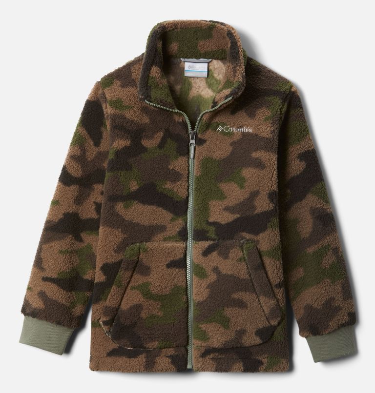 Khaki Kids' Columbia Rugged Ridge Sherpa Fleece Jacket | RZGOVB-659 - Columbia Outlet Online