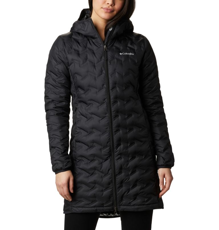 Black Women's Columbia Delta Ridge Down Jacket | VZEPWT-873 - Columbia Outlet Online