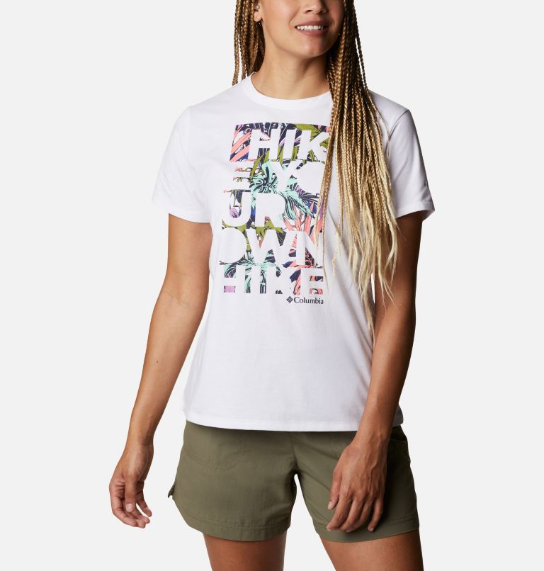 Orange Women's Columbia Sun Trek T-Shirt | EFBSNX-476 - Columbia Outlet Online