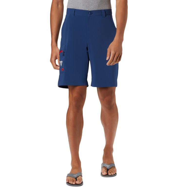 Blue Yellow Men's Columbia PFG Terminal Tackle Shorts | BONHSM-587 - Columbia Outlet Online