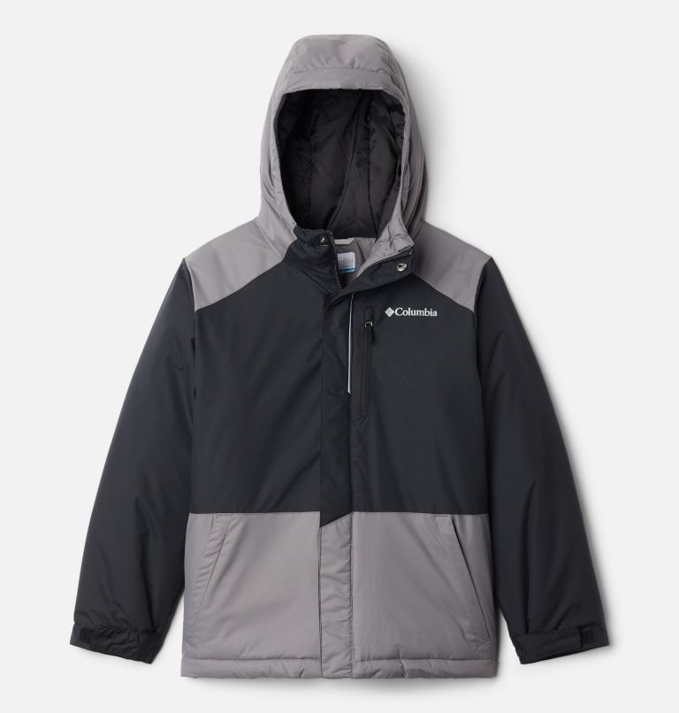Green Black Kids' Columbia Lightning Lift Ski Jacket | HVKLJD-865 - Columbia Outlet Online