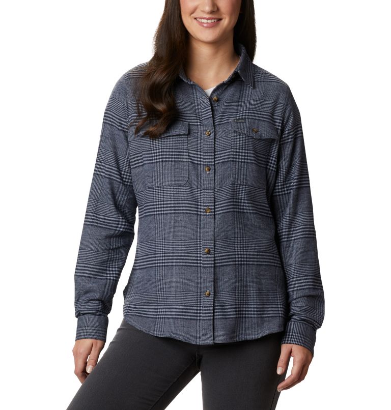 White Women's Columbia Pine Street Shirts | YZQDNI-762 - Columbia Outlet Online