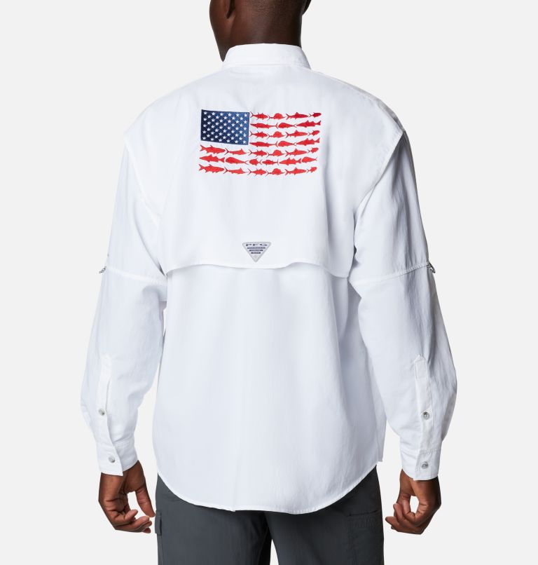 White Men's Columbia Bonehead Fishing Shirts | YESVCW-103 - Columbia Outlet Online