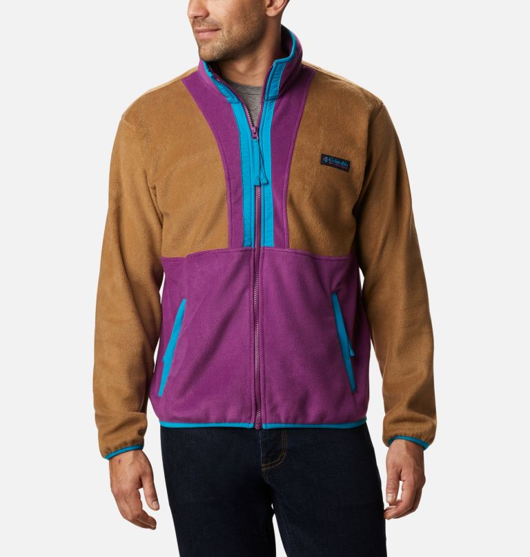 Navy Men's Columbia Back Bowl Fleece Jacket | QETCAI-714 - Columbia Outlet Online