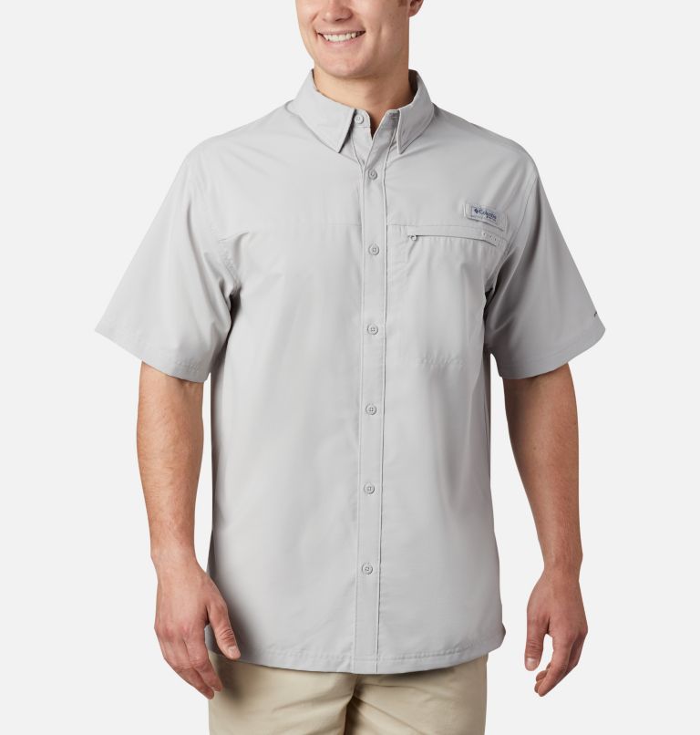 Green Men's Columbia PFG Grander Marlin Shirts | RJSUPX-940 - Columbia Outlet Online