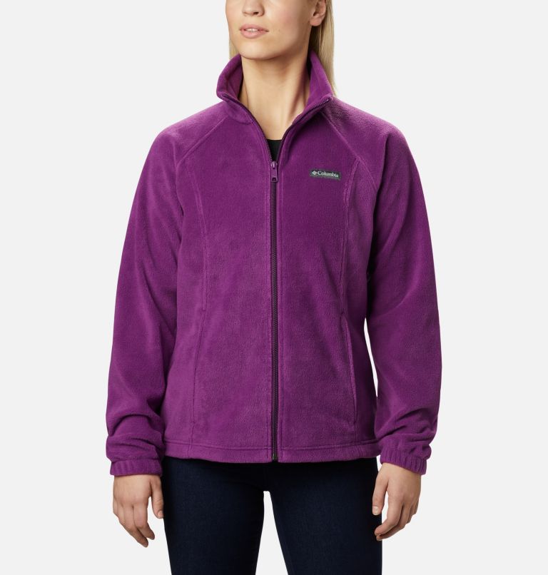 Navy Women's Columbia Benton Springs Fleece Jacket | HOAIVX-419 - Columbia Outlet Online