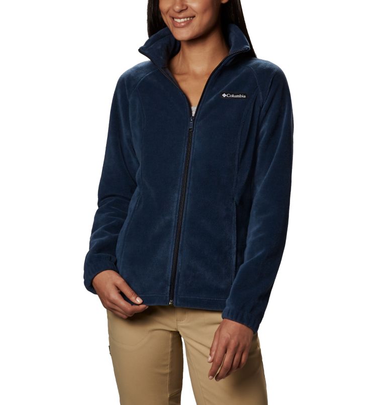 Navy Women's Columbia Benton Springs Fleece Jacket | HOAIVX-419 - Columbia Outlet Online