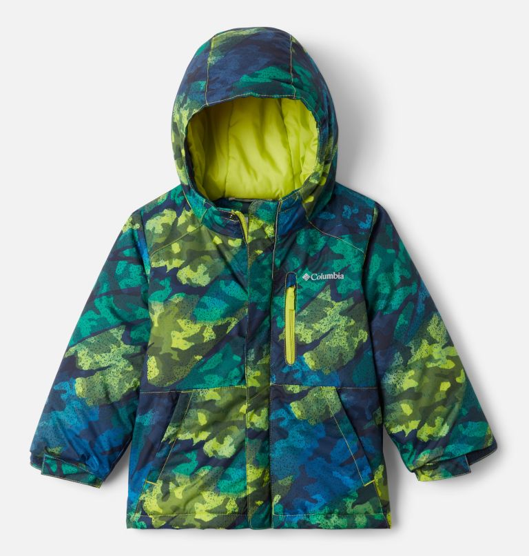 Green Black Kids' Columbia Lightning Lift Ski Jacket | HVKLJD-865 - Columbia Outlet Online