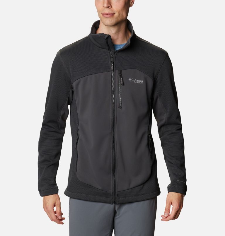 Navy Blue Men's Columbia Powder Fleece Jacket | LKJQUP-207 - Columbia Outlet Online