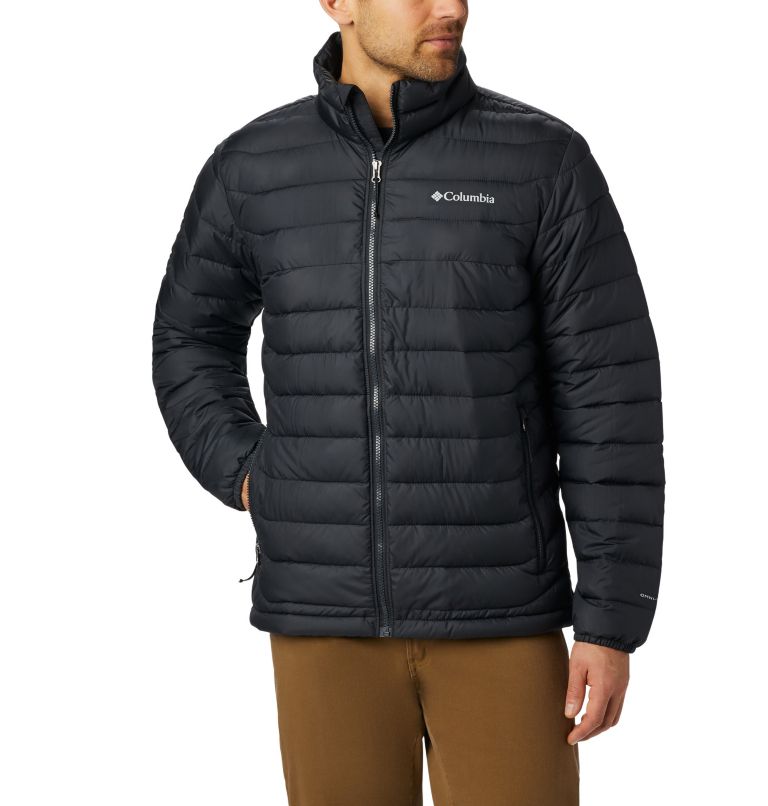 Black Men's Columbia Powder Lite Insulated Jacket | ZHPDSX-058 - Columbia Outlet Online