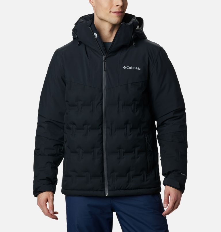 Navy Men's Columbia Wild Card Ski Jacket | LGFOAP-628 - Columbia Outlet Online
