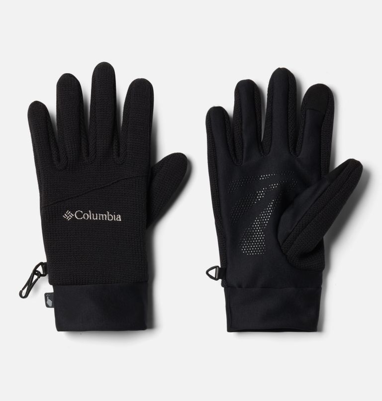 Black Men's Columbia Birch Woods Gloves | KXBMYI-921 - Columbia Outlet Online