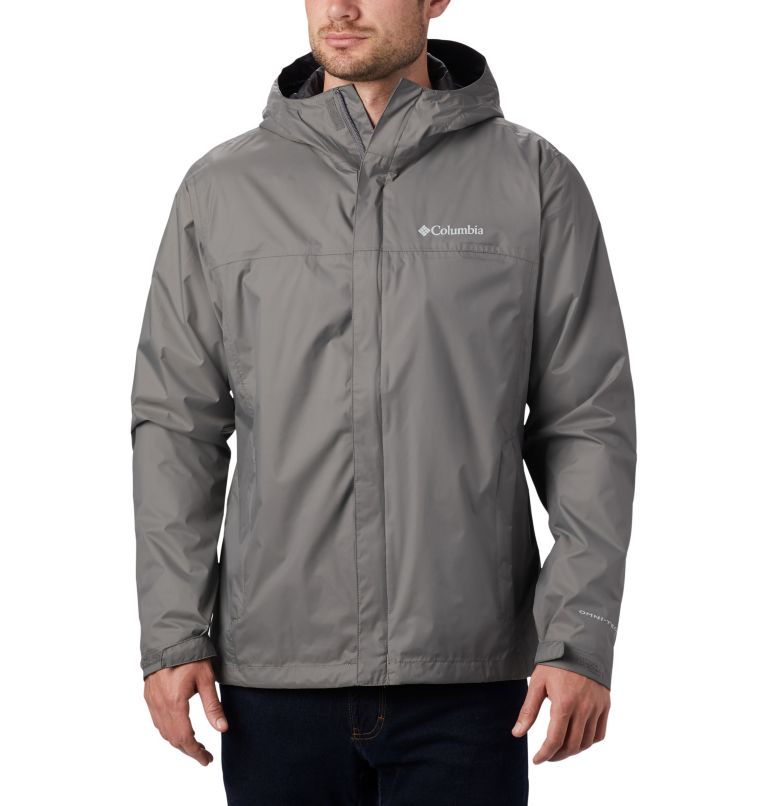 Green Men's Columbia Watertigh Rain Jacket | KLXGFM-815 - Columbia Outlet Online