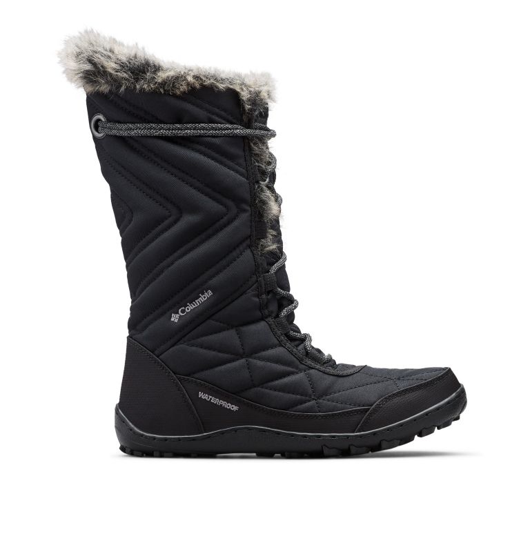 Black Grey Women's Columbia Minx Mid III Boots | JZNEXL-248 - Columbia Outlet Online