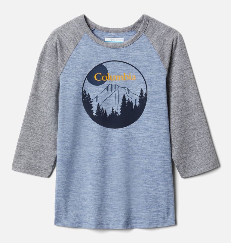 White Blue Kids' Columbia Outdoor Elements Shirts | YXJCMH-973 - Columbia Outlet Online