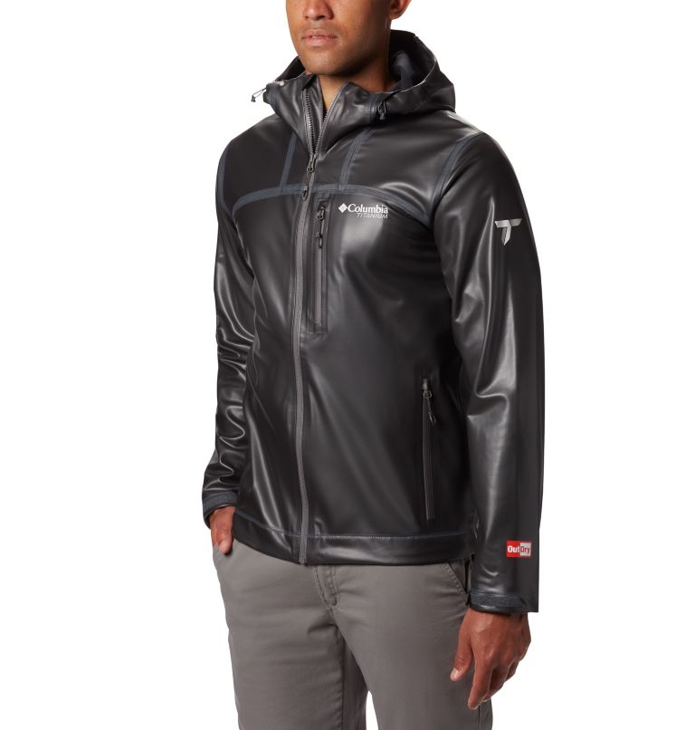 White Men's Columbia OutDry Softshell Jacket | PHSKRL-039 - Columbia Outlet Online