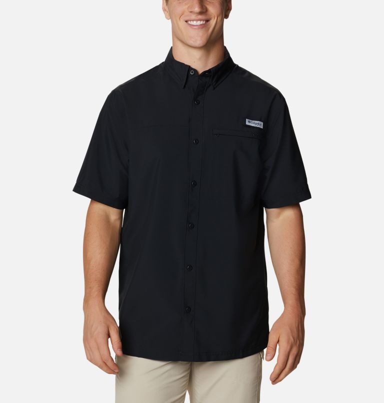 Green Men's Columbia PFG Grander Marlin Shirts | RJSUPX-940 - Columbia Outlet Online