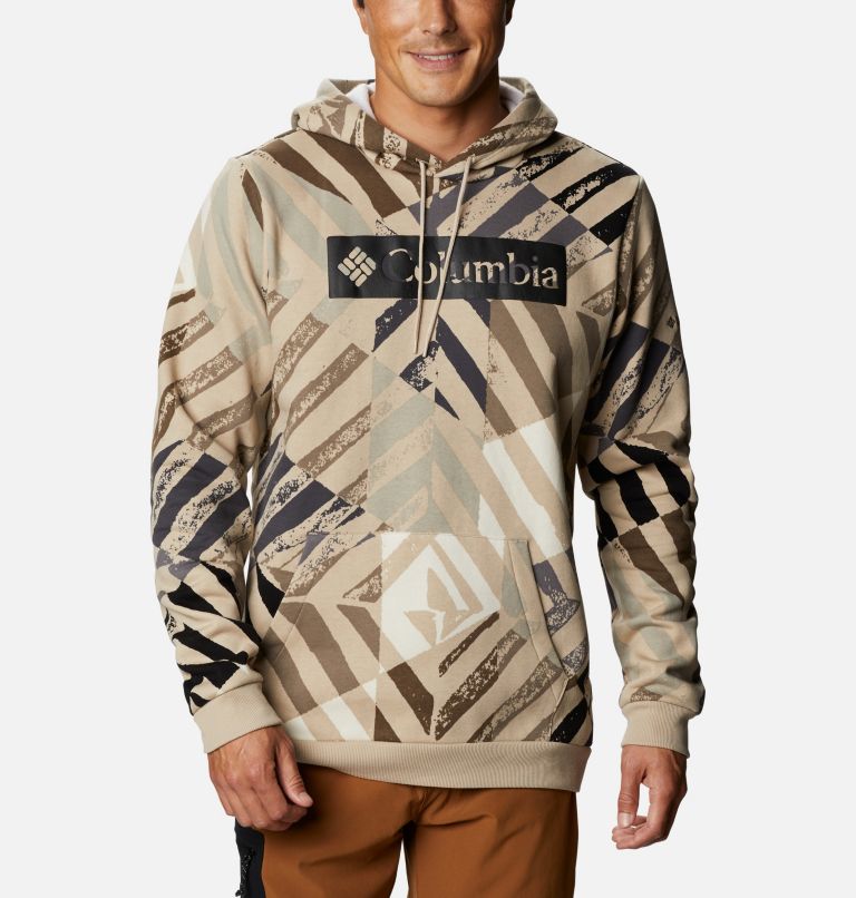 Black Grey Men's Columbia Logo Hoodies | FBGRNM-091 - Columbia Outlet Online