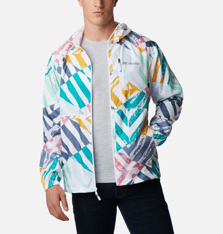 White Men's Columbia Flash Forward Windbreaker | PNZEUT-741 - Columbia Outlet Online