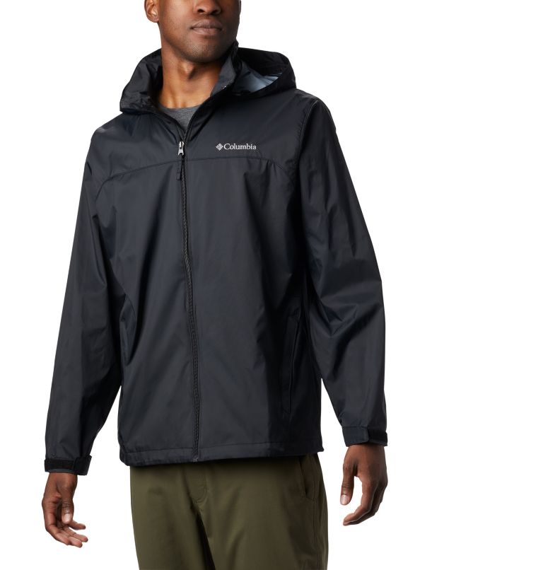 Grey Men's Columbia Glennaker Lake Rain Jacket | FGRZBS-625 - Columbia Outlet Online