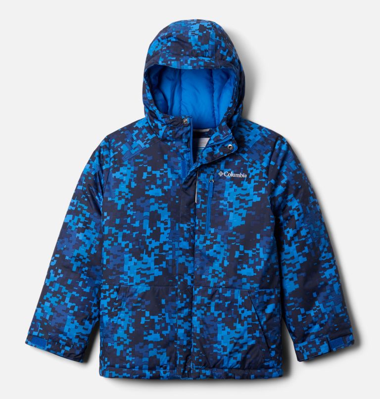 Green Black Kids' Columbia Lightning Lift Ski Jacket | HVKLJD-865 - Columbia Outlet Online