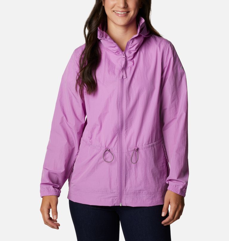 White Women's Columbia Wild Willow Windbreaker | MVAKTQ-467 - Columbia Outlet Online