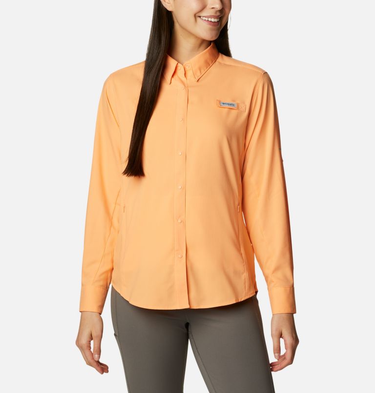 Blue Women's Columbia PFG Tamiami II Shirts | GJKHTV-843 - Columbia Outlet Online