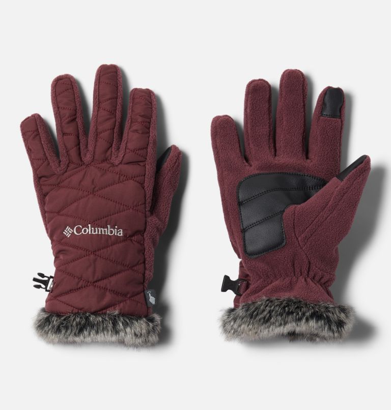 Red Women's Columbia Heavenly Gloves | QGHDNE-503 - Columbia Outlet Online